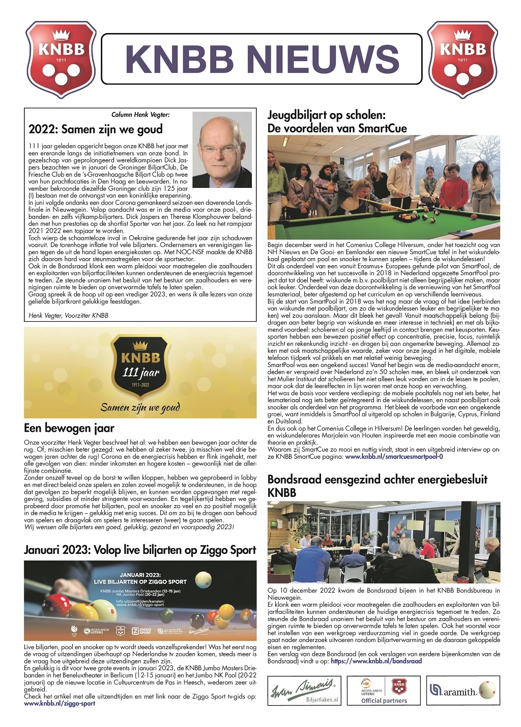 De laatste BiljartBallen Krant van 2022 | Driebanden